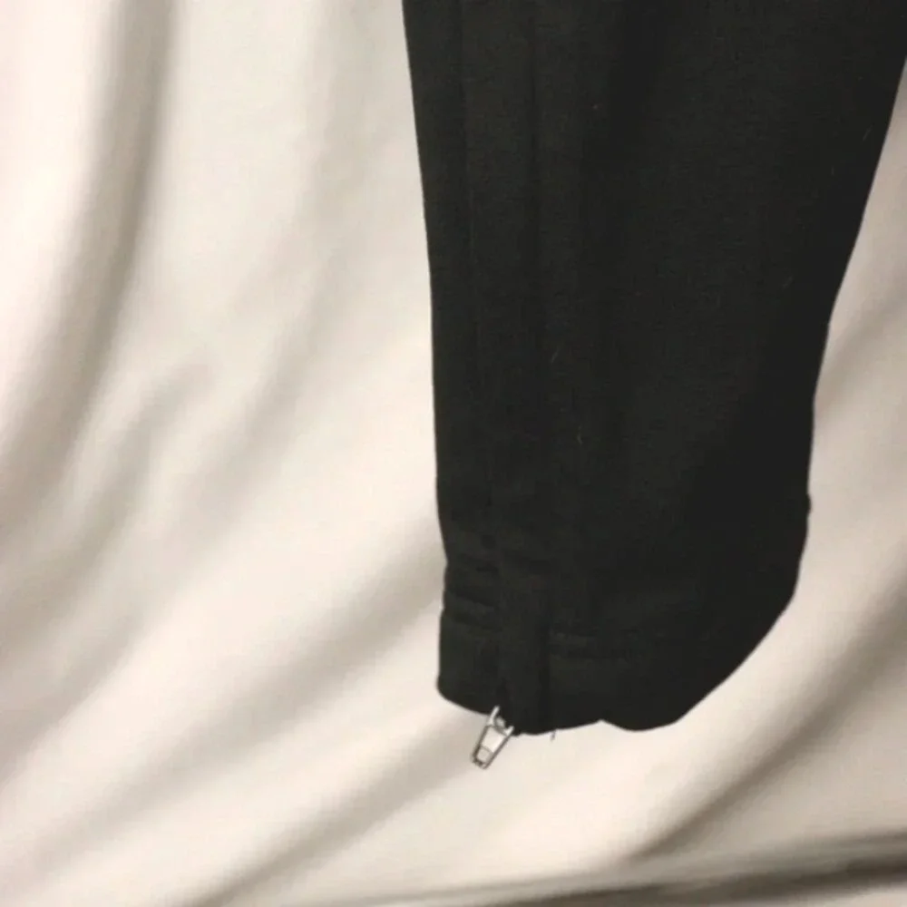 Augusta Track Pants Women Medium Black Excellent‎ Ankle Zip Tapered Joggers